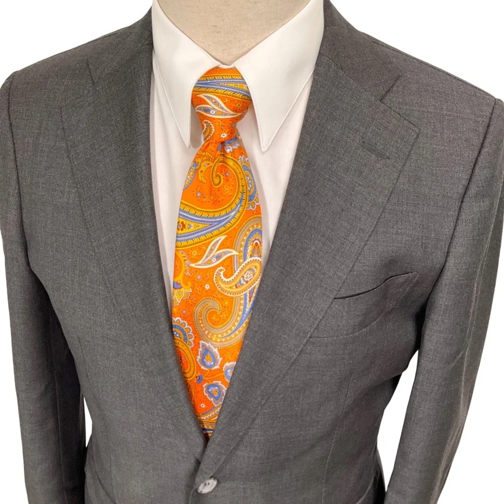 Suitsupply Lazio Blazer Mens 38R Charcoal Gray Super 110s Slim Wool